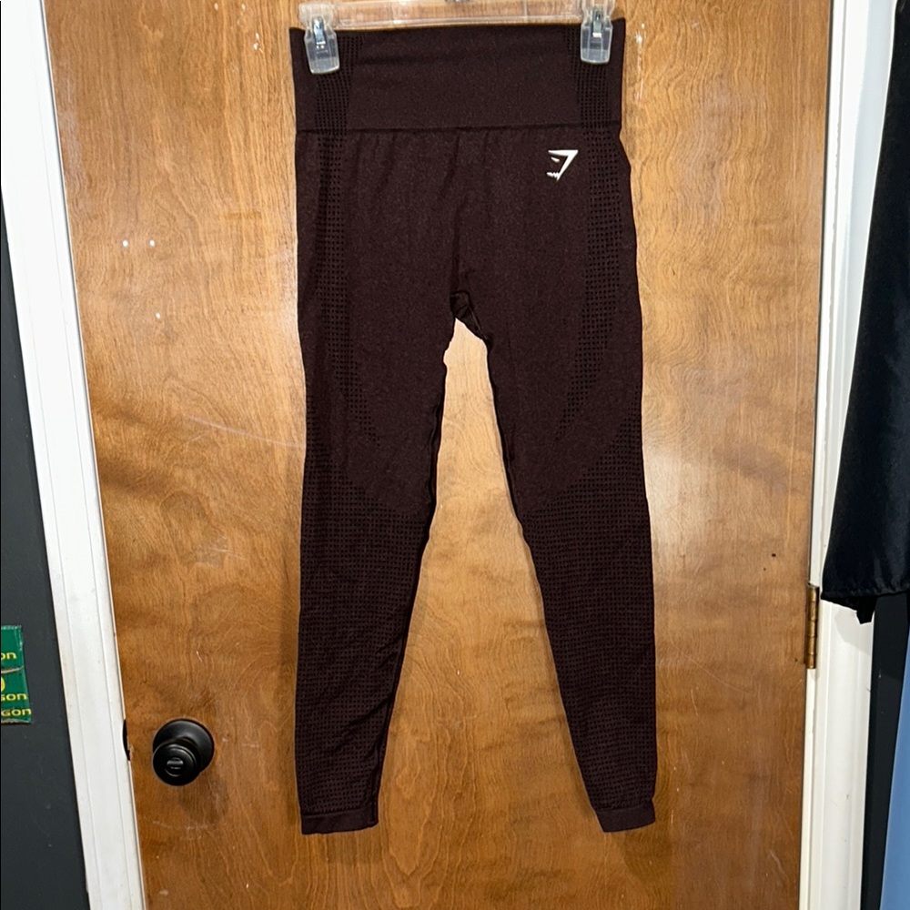 Brown Gymshark High-Waisted Leggings